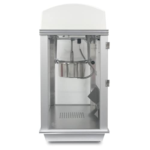 Gold Medal 2003 Popcorn Machine w/ 12 oz Removable Kettle, White Dome, 120v