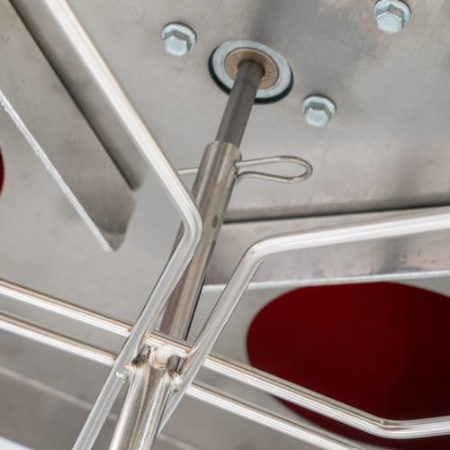 Gold Medal 2050 16" Countertop Pretzel Display Case w/ Motorized Rack, 120v