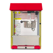 Gold Medal 2404 FunPop Popcorn Machine w/ 4 oz EZ Kleen Kettle & Red Dome, 120v