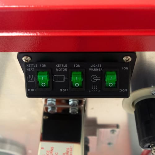 Gold Medal 2404 FunPop Popcorn Machine w/ 4 oz EZ Kleen Kettle & Red Dome, 120v