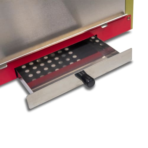 Gold Medal 2404 FunPop Popcorn Machine w/ 4 oz EZ Kleen Kettle & Red Dome, 120v