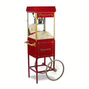 Gold Medal 2408 FunPop Popcorn Machine w/ 8 oz EZ Kleen Kettle & Red Dome, 120v