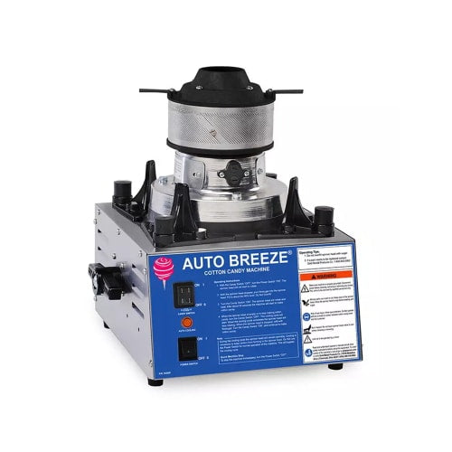 Gold Medal 3052-00-000 Auto Breeze Cotton Candy Machine w/ Stainless Cabinet, 120v