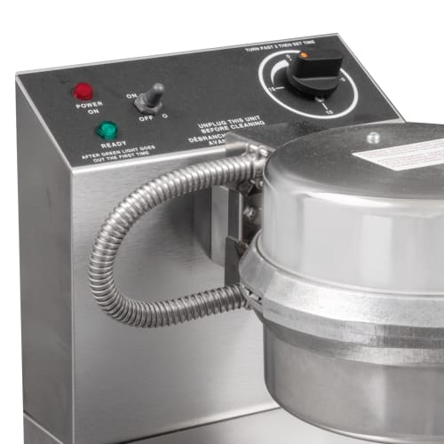 Gold Medal 5020 Giant Waffle Cone Baker w/ 8" Danish Grid & Push Button Controls, 120v