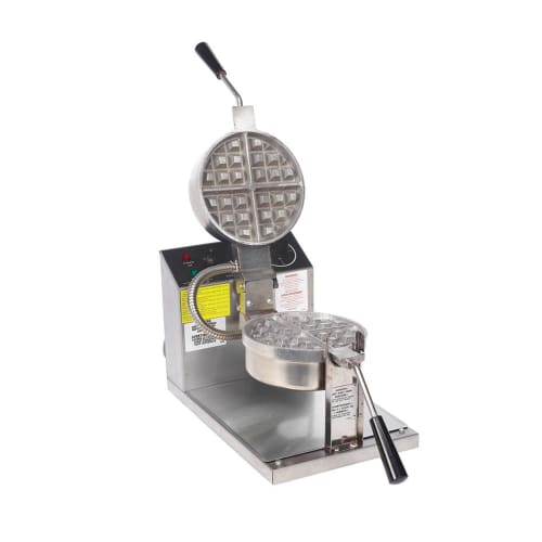 Gold Medal 5021 Single Classic Belgian Waffle Maker w/ Cast Aluminum Grids, 1300W