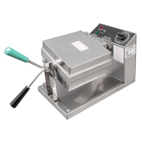 Gold Medal 5025 (4) Classic Belgian Waffle Maker w/ Stainless Steel Grids, 1440W