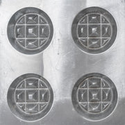 Gold Medal 5025 (4) Classic Belgian Waffle Maker w/ Stainless Steel Grids, 1440W