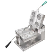 Gold Medal 5025 (4) Classic Belgian Waffle Maker w/ Stainless Steel Grids, 1440W