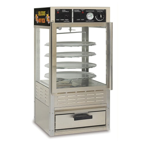 Gold Medal 5552-00-000 18" Heated & Humidified Pizza/Pretzel Merchandiser, 120v