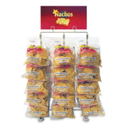 Gold Medal 5585 Display Rack for El Nacho Grande Chips Holds 30 Bags w/ Suction Feet