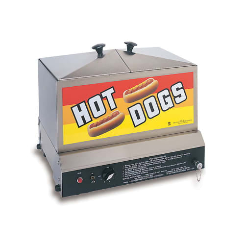 Gold Medal 8007 Hot Dog Steamer w/ (80) Hot Dogs & (40) Bun Capacity, 120v