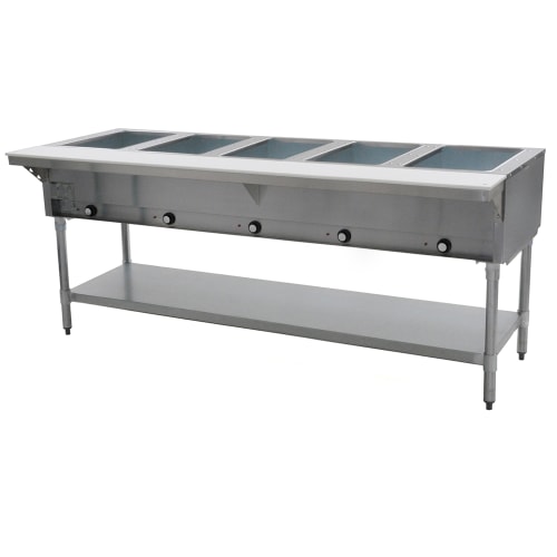 Eagle Group DHT5-208 79" Hot Food Table w/ (5) Wells & Cutting Board, 208v/1ph