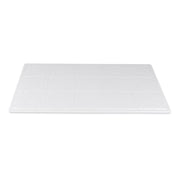 GET Full-Size Tile, Solid, Melamine, White (ML-160-W)