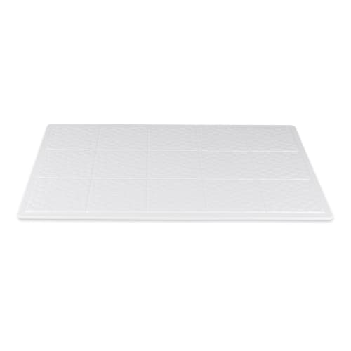GET Full-Size Tile, Solid, Melamine, White (ML-160-W)