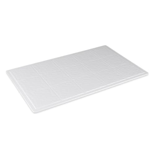 GET Full-Size Tile, Solid, Melamine, White (ML-160-W)