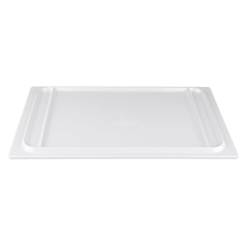 GET Full-Size Tile, Solid, Melamine, White (ML-160-W)