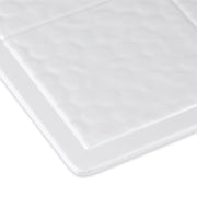 GET Full-Size Tile, Solid, Melamine, White (ML-160-W)