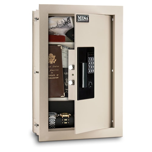 Mesa MAWS2113E .7 cu ft Wall Safe w/ Electronic Lock
