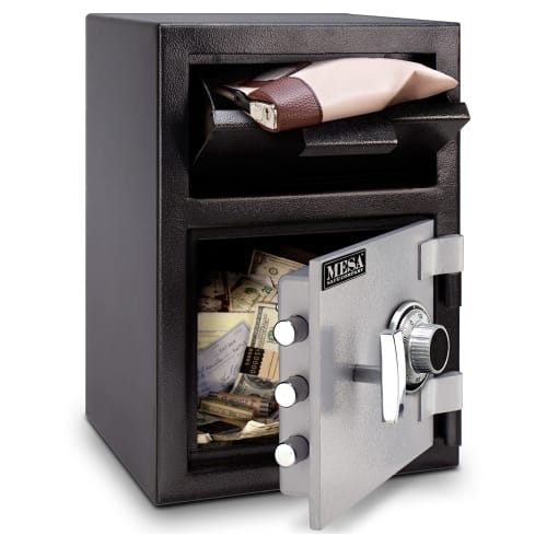 Mesa MFL2014C .8 cu ft 1 Compartment Drop Safe w/ Combination Lock