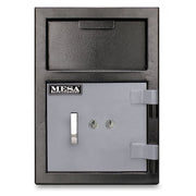 Mesa MFL2014K BLKGR .8 cu ft 1 Compartment Drop Safe w/ Key Lock
