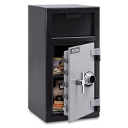 Mesa MFL2714C BLKGR 1.4 cu ft 1 Compartment Drop Safe w/ Combination Lock