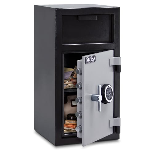 Mesa MFL2714E 1.4 cu ft 1 Compartment Drop Safe w/ Electronic Lock