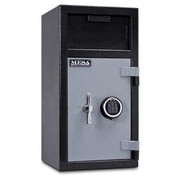 Mesa MFL2714E-ILK BLKGR 1.3 cu ft 2 Compartment Drop Safe w/ Electronic Lock