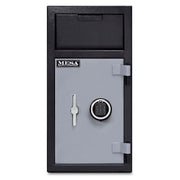 Mesa MFL2714E-ILK BLKGR 1.3 cu ft 2 Compartment Drop Safe w/ Electronic Lock