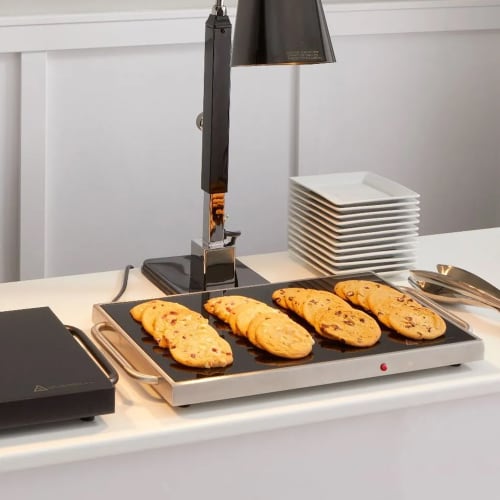 Spring USA ST-1220 Countertop Warming Tray w/ Handles - 24" x 13 3/4", Stainless, 110 120v