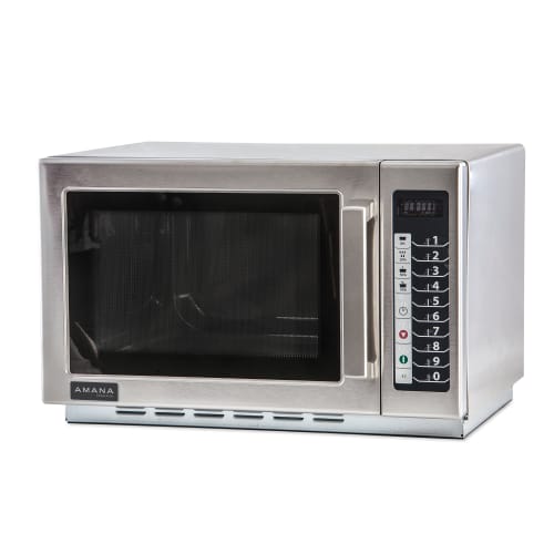Amana RCS10TS 1000w Commercial Microwave w/ Touch Pad - 120v