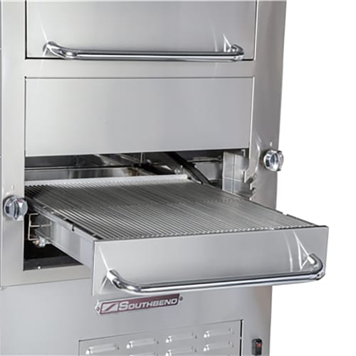 Southbend 171 1" Infrared Deck-Type Broiler w/ Enclosed Based & Warming Oven, Liquid Propane