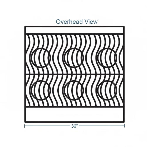 Southbend 4362A 36" 6 Burner Gas Range w/ Convection Oven, Natural Gas