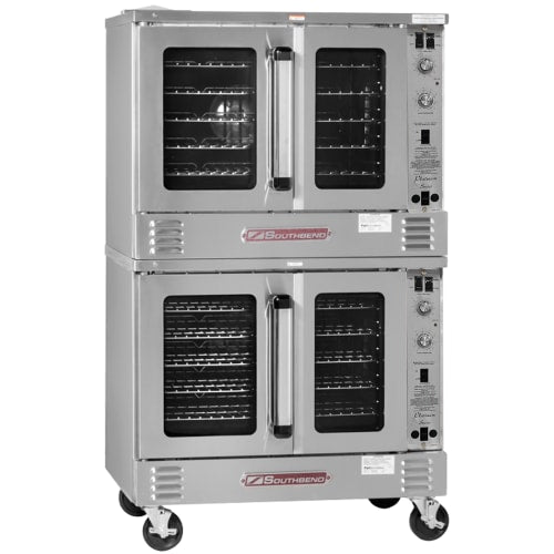 Southbend PCG100S/SD Platinum Double Full Size Liquid Propane Convection Oven - 50,000 BTU
