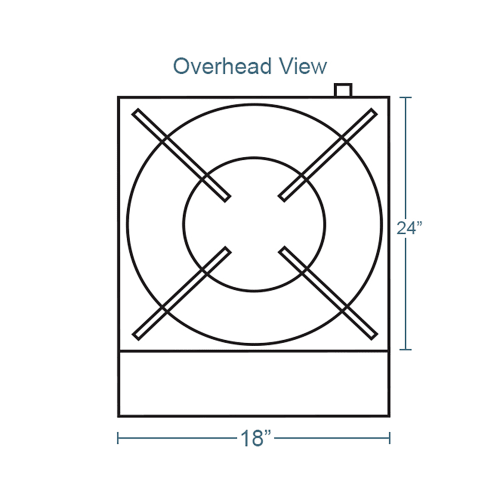 Southbend SPR-1J 1 Burner Stock Pot Range, Natural Gas