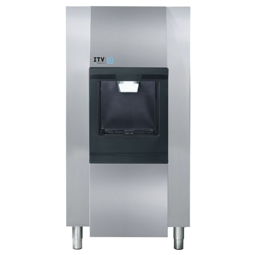 ITV Ice Makers Floor Model Cube Ice Dispenser - 229 lb Storage, Bucket Fill, 115v (DHD200-30)