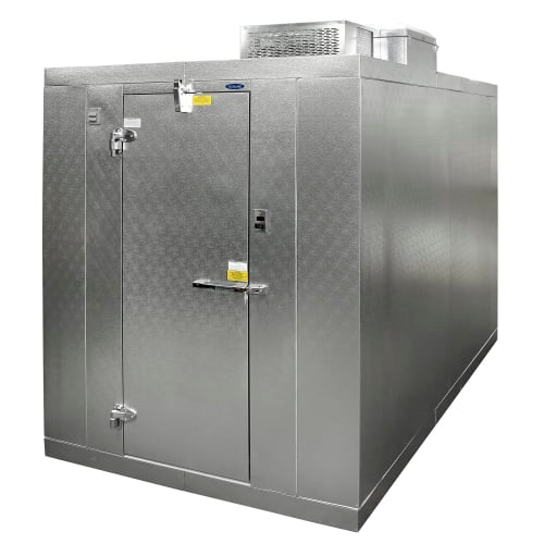 Norlake KLB7468-C 6' x 8' Indoor Walk-In Cooler w/ Top-Mounted Compressor - No Floor