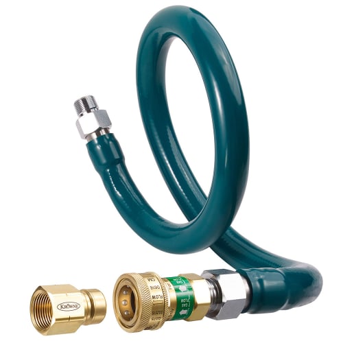 Krowne M5060K5 60" Gas Connector Kit w/ 1/2" Female/Male Couplings