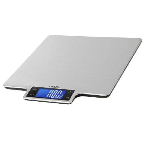 Taylor 3907 22 lb Digital Scale w/ LCD Readout, Stainless Steel