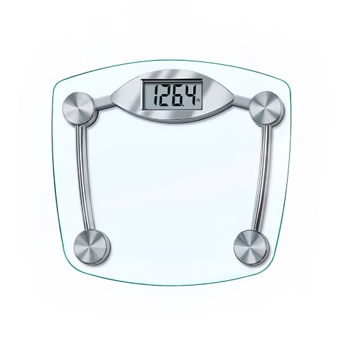 Taylor 75194192 Glass Scale w/ 440 lb Capacity, Rugged Tempered Glass Platform