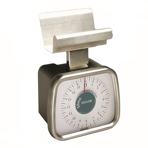 Taylor TP16FF 16 oz Compact Portion Scale w/Built-in Fry/Taco Holder