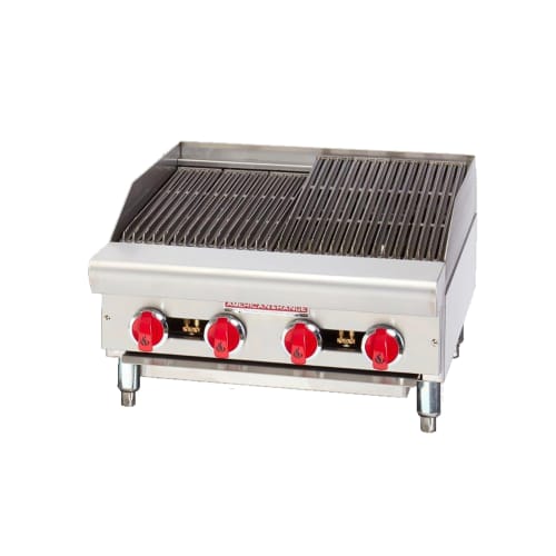 American Range ARSRB-24 24" Gas Charbroiler w/ Cast Iron Grates - Natural Gas
