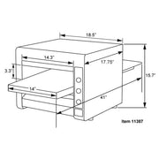 Omcan 41" Electric Countertop Conveyor Pizza Oven - 240v/1ph (11387)
