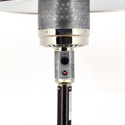 Omcan 87" Portable Patio Heater - 45,000 BTU, Stainless Steel, Liquid Propane/Butane (46799)