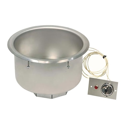 Piper Products 7 qt Drop In Soup Warmer w/ Thermostatic Controls, 120v (7QT-D-T-R)