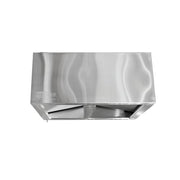 John Boos C2HB-42-2 42" Ventless Condensate Hood w/ Full Gutter, Stainless