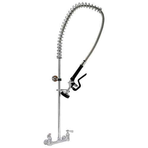 John Boos PB-PRW-1LF 38 9/50"H Wall Mount Pre Rinse Faucet - 1 3/20, Base with Nozzle