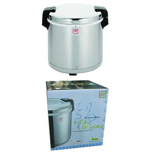Thunder Group SEJ22000 50 cup Electric Rice Warmer - Stainless Steel, 120v