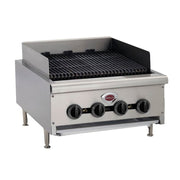 Wells HDCB-2430G-QS 24" Countertop Gas Charbroiler w/ Cast Iron Grates - 80,000 BTU, Convertible