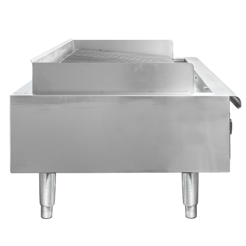 Wells HDCB-3630G-QS 36" Countertop Gas Charbroiler w/ Cast Iron Grates - 120,000 BTU, Convertible