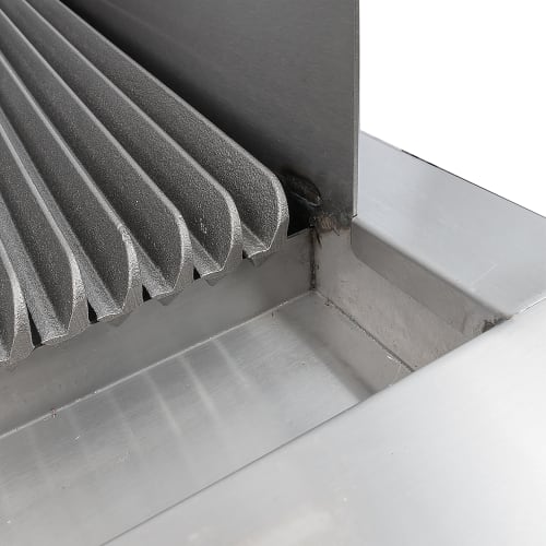 Wells HDCB-3630G-QS 36" Countertop Gas Charbroiler w/ Cast Iron Grates - 120,000 BTU, Convertible